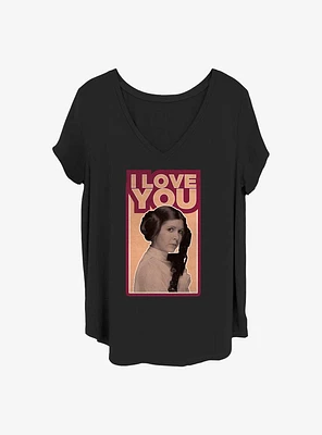 Star Wars Leia Love Girls T-Shirt Plus