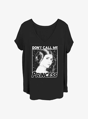 Star Wars Don't Call Me Princess Girls T-Shirt Plus