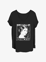 Star Wars Don't Call Me Princess Girls T-Shirt Plus