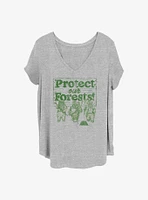 Star Wars Protect Our Forests Girls T-Shirt Plus