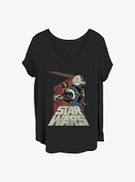 Star Wars Retro Girls T-Shirt Plus