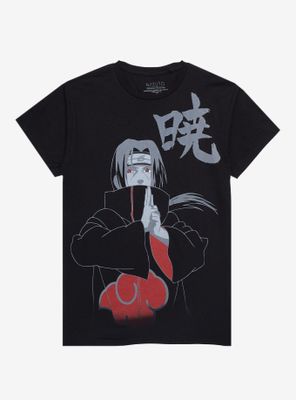 Naruto Shippuden Itachi Tonal Jumbo Print T-Shirt