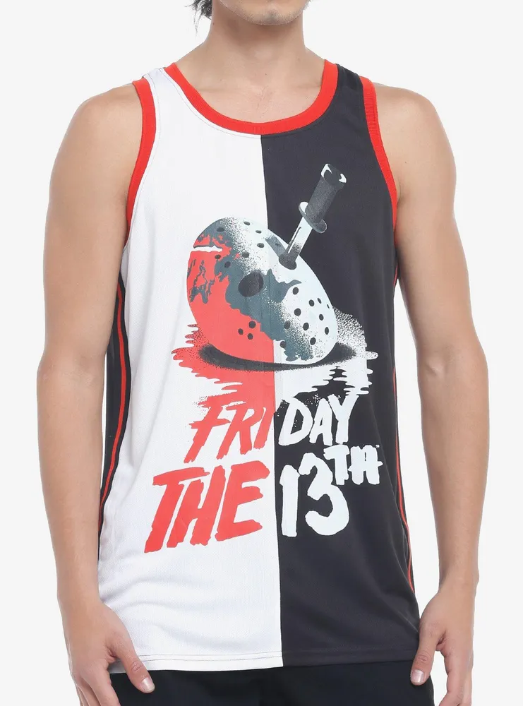 Friday The 13th Jason Mask Split Basketball Jersey