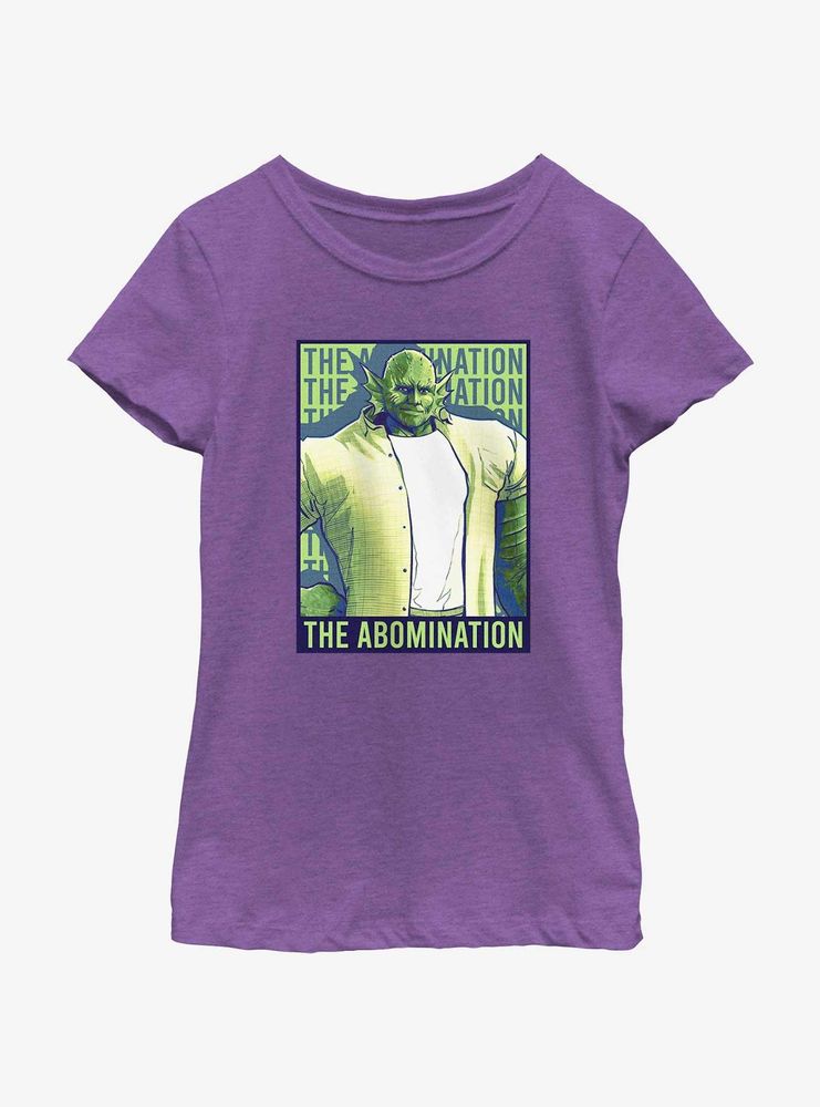 Marvel She-Hulk The Abomination Propaganda Youth Girls T-Shirt