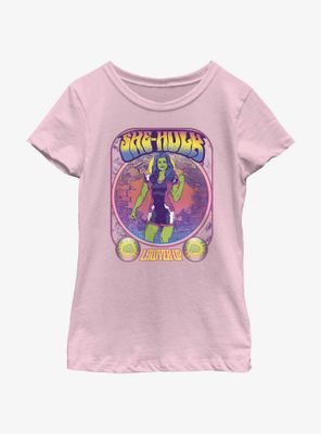 Marvel She-Hulk Retro Portrait Youth Girls T-Shirt