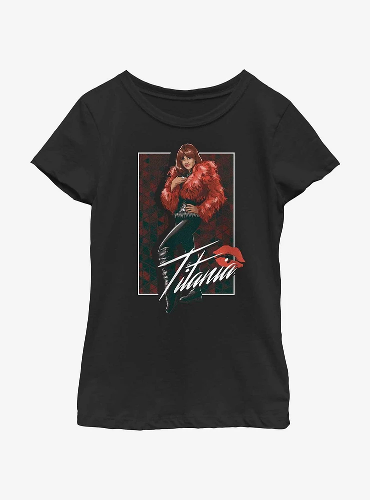 Marvel She-Hulk Titania Portrait Youth Girls T-Shirt