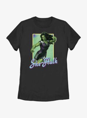 Marvel She-Hulk Punch Portrait Womens T-Shirt