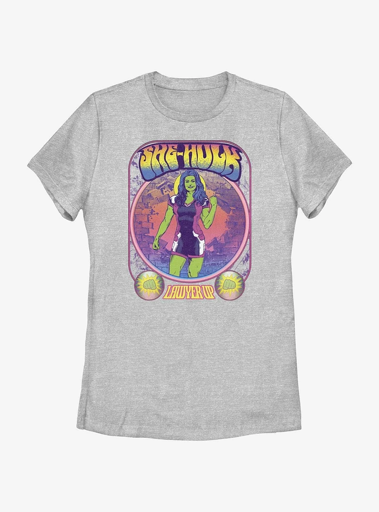 Marvel She-Hulk Retro Portrait Womens T-Shirt
