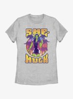 Marvel She-Hulk Tropical Portrait Womens T-Shirt