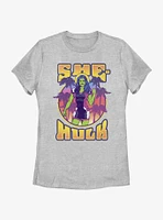 Marvel She-Hulk Tropical Portrait Womens T-Shirt