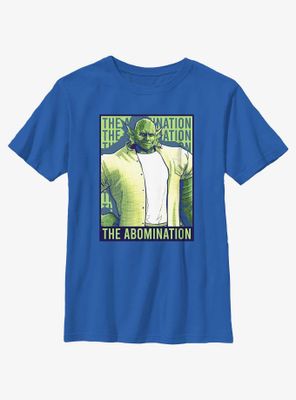 Marvel She-Hulk The Abomination Propaganda Youth T-Shirt