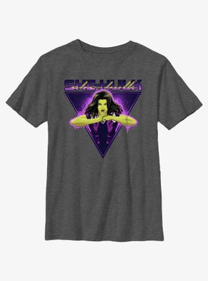 Marvel She-Hulk Triangular Portrait  Youth T-Shirt