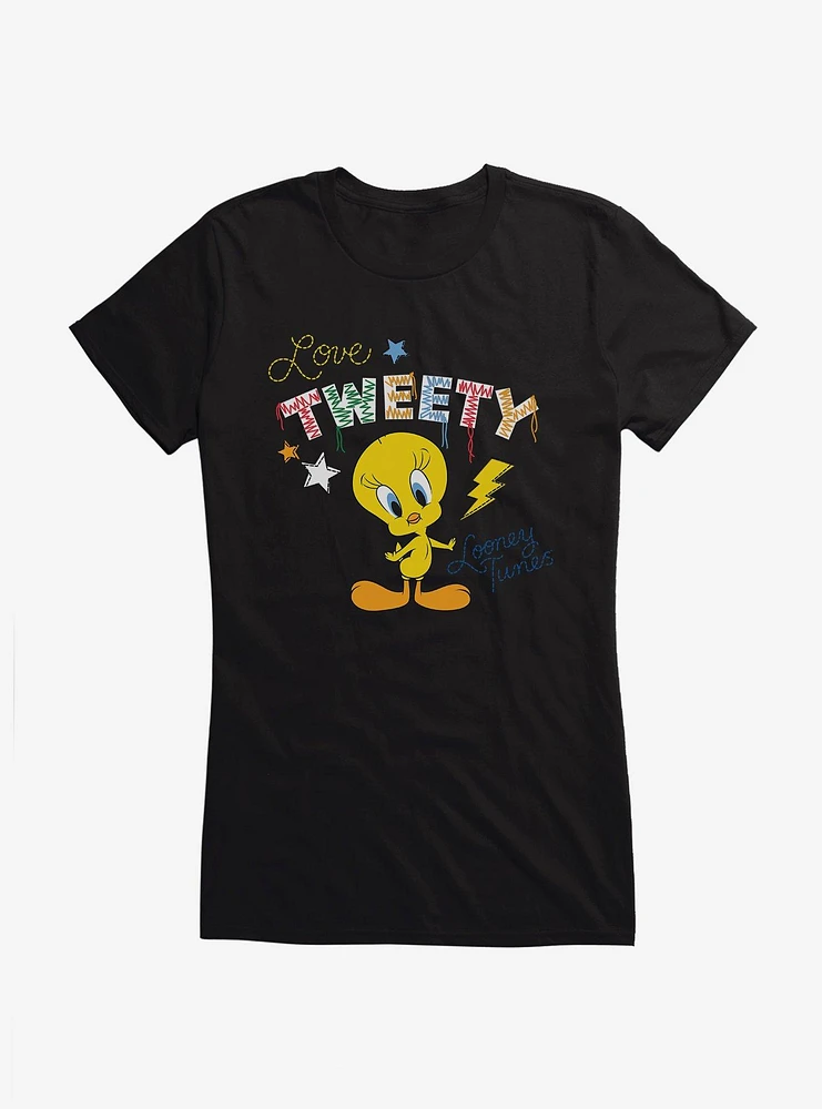 Looney Tunes Love Tweety Girls T-Shirt