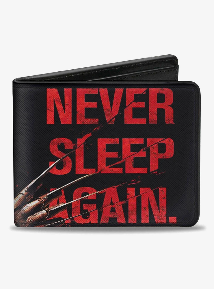 A Nightmare On Elm St Never Sleep Bifold Wallet