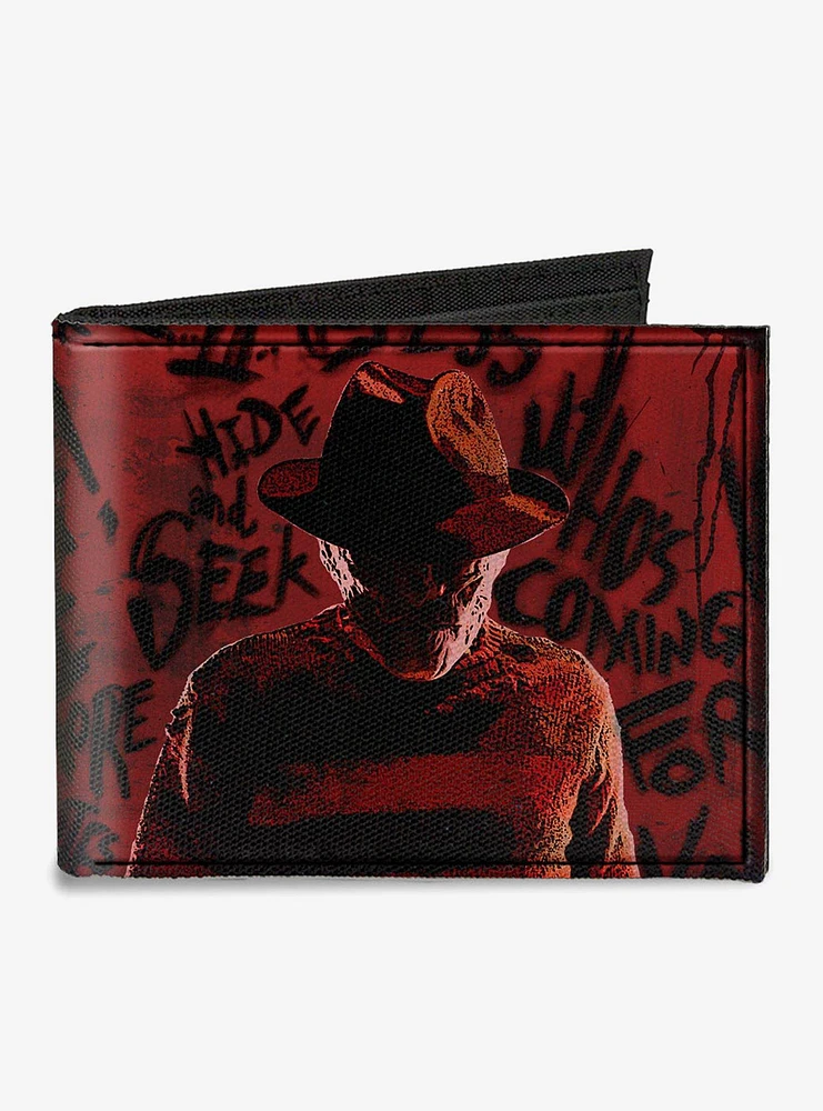 A Nightmare On Elm Street Scrawls Bifold Wallet