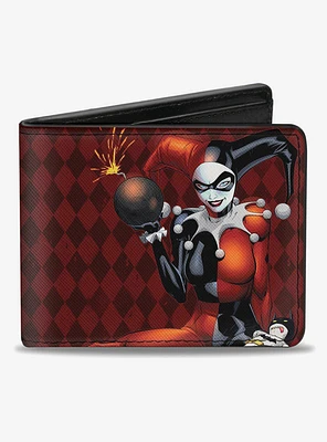 DC Comics Batman Harley Quinn Voodoo Bifold Wallet