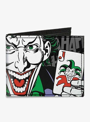 DC Comics Batman Joker Haha Close Up Bifold Wallet