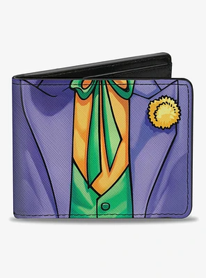 DC Comics Batman Joker Suit Chest Bifold Wallet