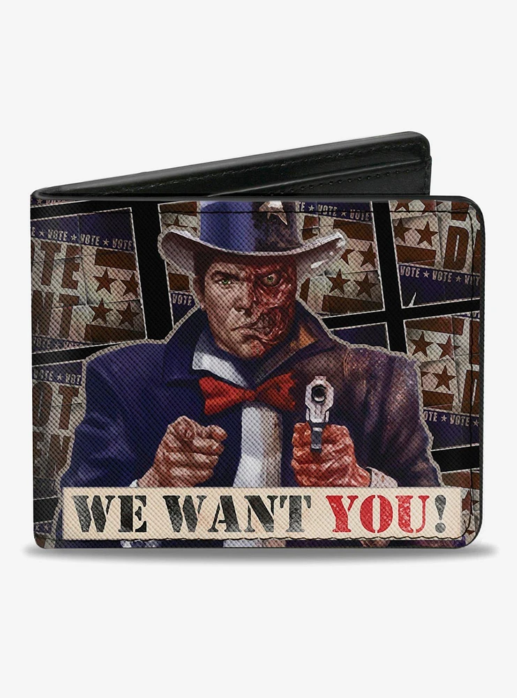 DC Comics Batman Uncle Two Face Bifold Wallet