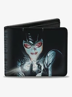 DC Comics Catwoman Holding Diamond Bifold Wallet