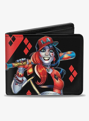 DC Comics Harley Quinn La Baseball Bifold Wallet