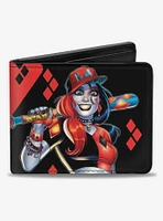 DC Comics Harley Quinn La Baseball Bifold Wallet