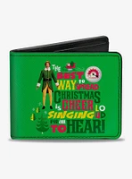 Elf Buddy Quote Bifold Wallet