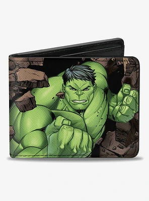 Marvel Hulk Breaking Rocks Bifold Wallet