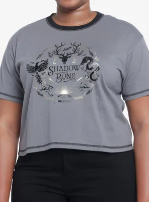 Shadow And Bone Amplifiers Girls Crop T-Shirt Plus