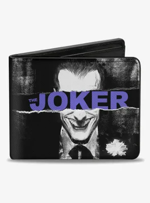 DC Comics Batman The Joker Sliced Bifold Wallet
