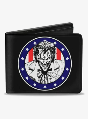 DC Comics Joker Presidential Seal Bifold Wallet