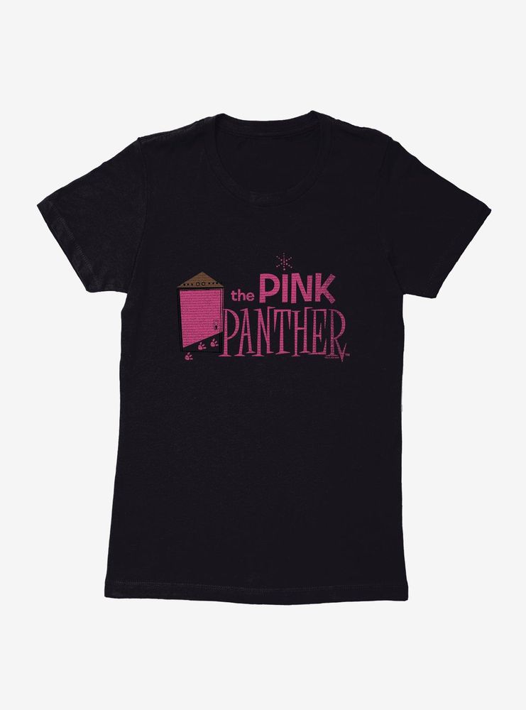 Pink Panther Door Womens T-Shirt