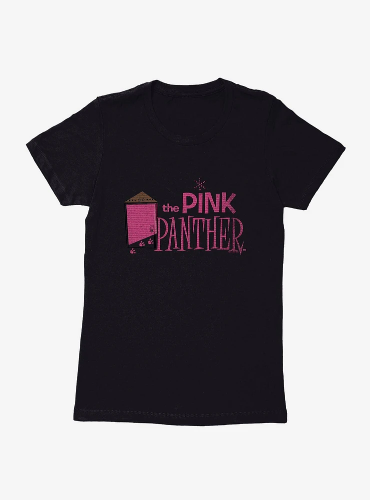 Pink Panther Door Womens T-Shirt