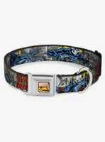 Ghost Rider 3 Riding Poses Comic Blocks Seatbelt Buckle Dog Collar