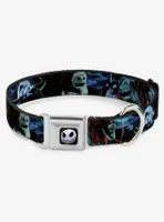 Disney Nightmare Before Christmas Jack Oogie Boogie Santa Seatbelt Buckle Dog Collar