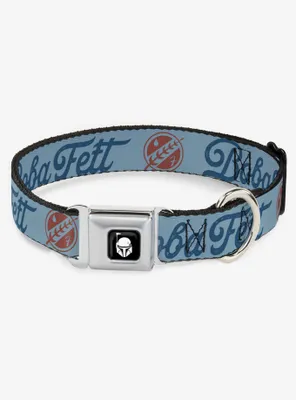 Star Wars Book of Boba Fett Script and Logo Seatbelt Buckle Dog Collar