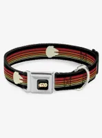 Star Wars Millennium Falcon Stripe Seatbelt Buckle Dog Collar