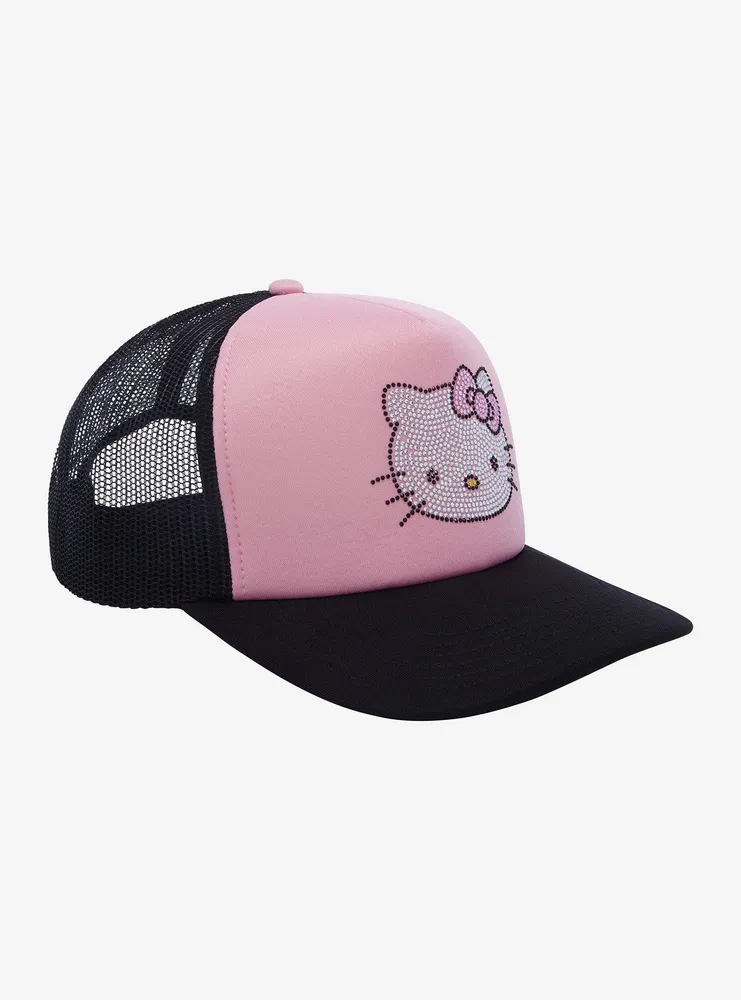 Hello Kitty Rhinestone Trucker Hat