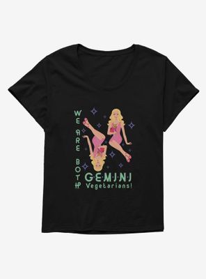 Legally Blonde Gemini Vegetarians Womens T-Shirt Plus