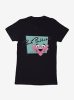 Pink Panther Cursive Smirk Womens T-Shirt