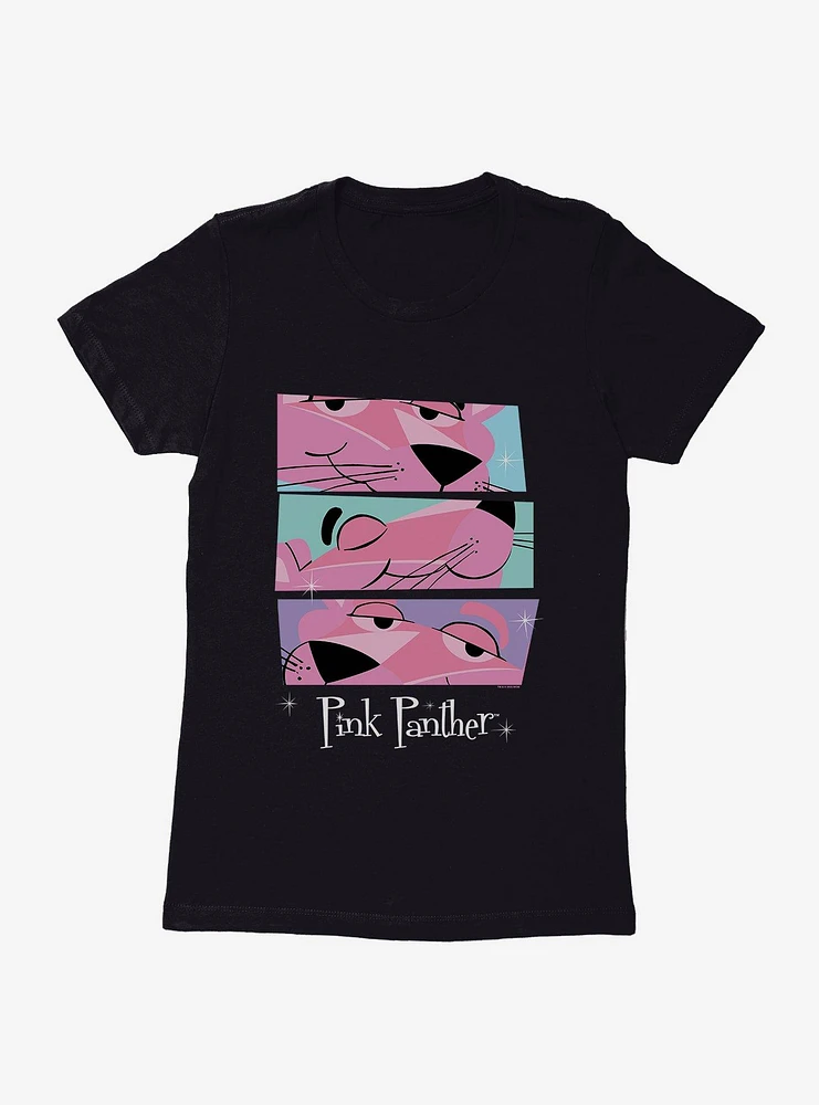 Pink Panther Face Tiles Womens T-Shirt