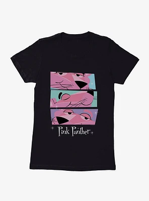 Pink Panther Face Tiles Womens T-Shirt