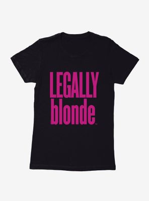 Legally Blonde Title Logo Womens T-Shirt