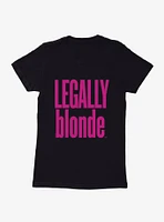 Legally Blonde Title Logo Womens T-Shirt
