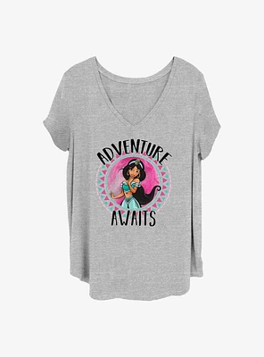 Disney Aladdin Jasmine Adventure Girls T-Shirt Plus