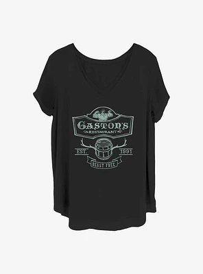 Disney Beauty and the Beast Gaston's Restaurant Girls T-Shirt Plus