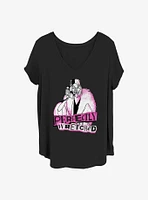 Disney Cruella Perfectly Wretched Girls T-Shirt Plus