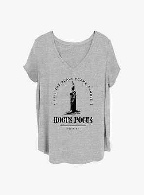 Disney Hocus Pocus I Lit The Black Flame Candle Girls T-Shirt Plus