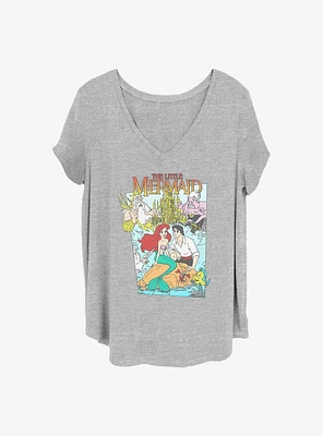 Disney The Little Mermaid Cover Girls T-Shirt Plus