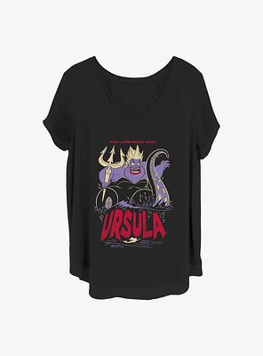 Disney The Little Mermaid Ursula Sea Witch Girls T-Shirt Plus